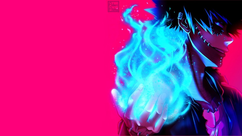 这份《我的英雄学院》荼毘壁纸合集 高清1080P太好磕了