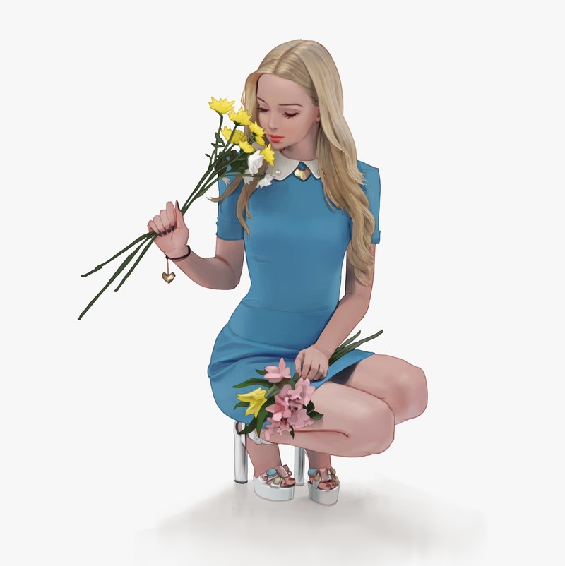 WB.lee笔下的梦幻二次元少女壁纸合集