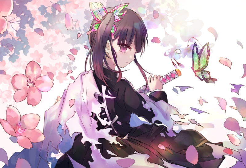《鬼灭之刃》高清壁纸来啦！栗花落香奈乎1080P绝美壁纸