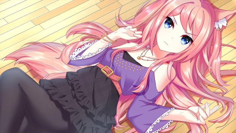 绝美动漫少女蓝瞳壁纸合集