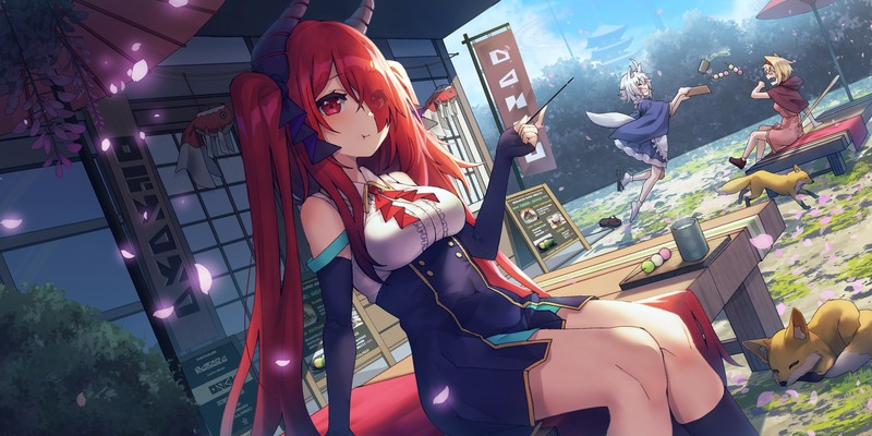 超绝二次元少女数位绘合集 高清壁纸素材