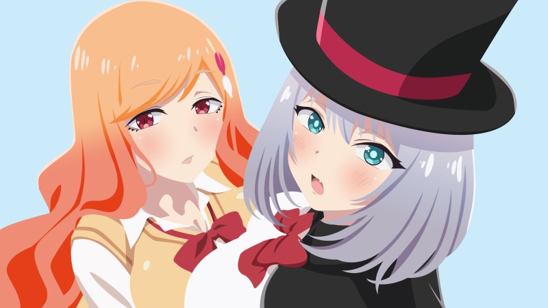 《魔术学姐》极简风动漫少女壁纸 高清4K质感拉满