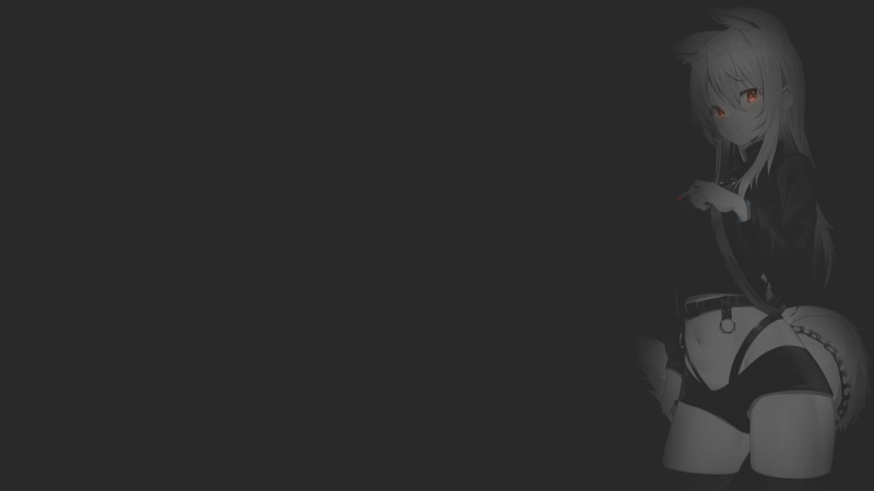 这组二次元壁纸也太绝了吧！黑白配色还能这么好看