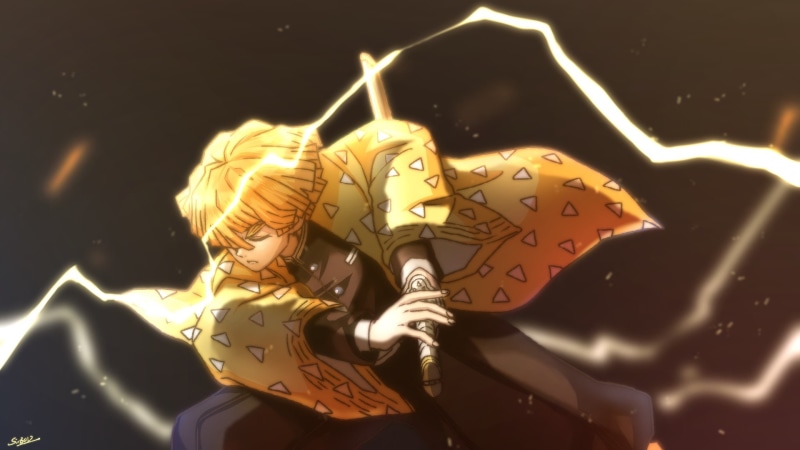 《鬼灭之刃》高清壁纸合集 善逸 猗窝座 义勇 锖兔