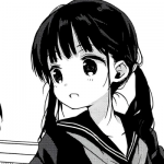 二次元爱好者看过来！9张女生黑白漫画头像合集