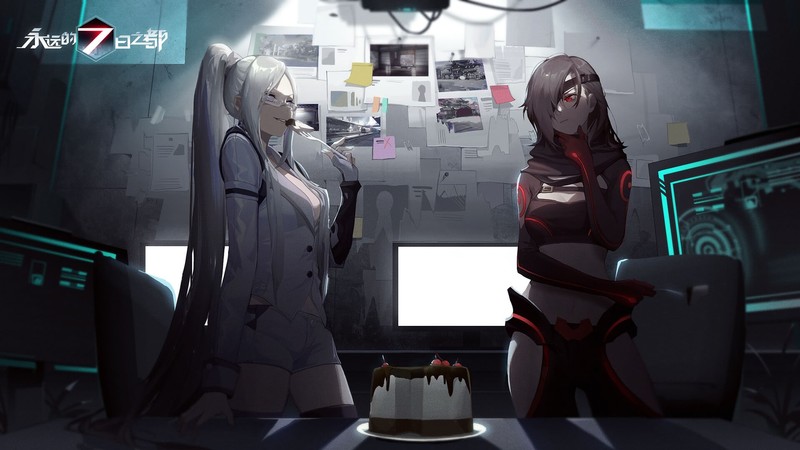 永远第七之都二次元少女高清壁纸