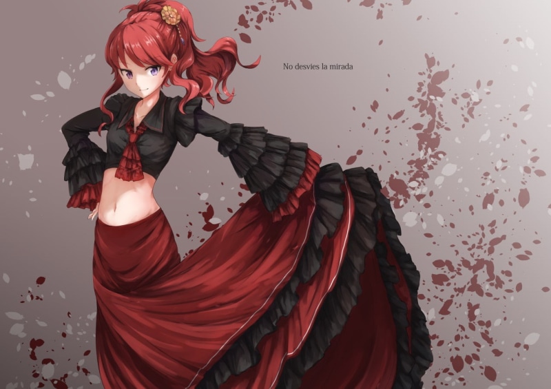 麻花辫少女 720P高清壁纸 藤堂尤里卡 偶像活动 动漫手机壁纸