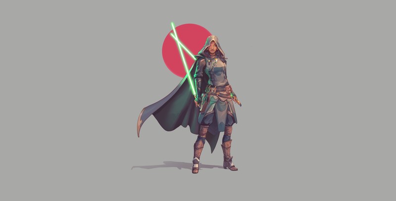 星战同人壁纸合集！女绝地武士、光剑元素拉满