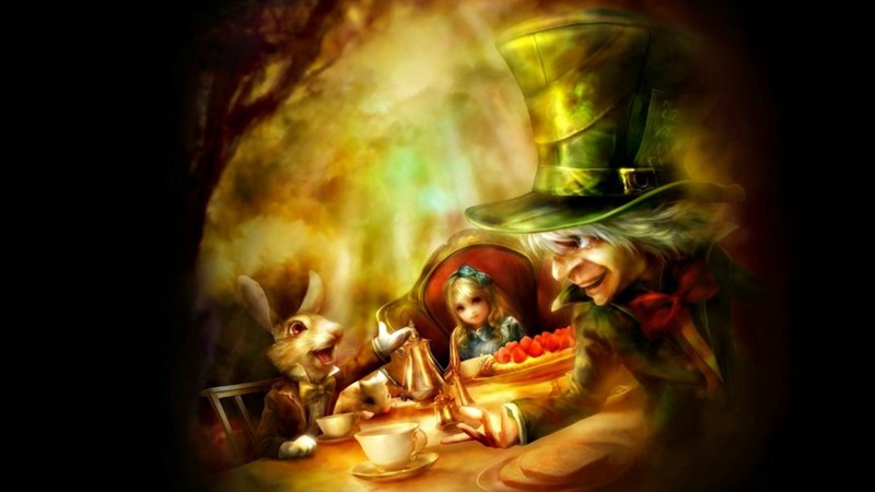 绝绝子！爱丽丝疯帽子主题二次元壁纸合集