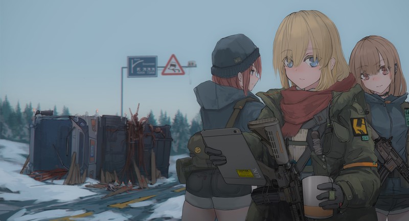 画师AegisFate笔下的飒爽少女壁纸合集