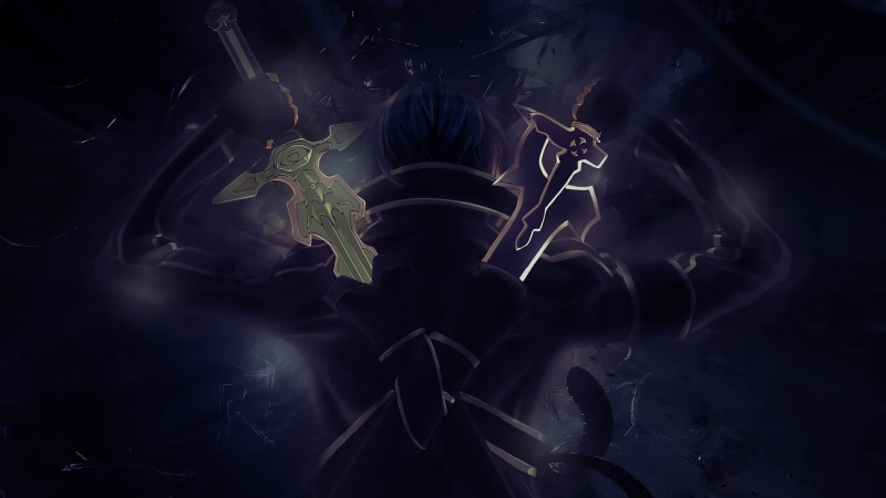 绝了！这些壁纸把赛博刀剑二次元美学拉满了