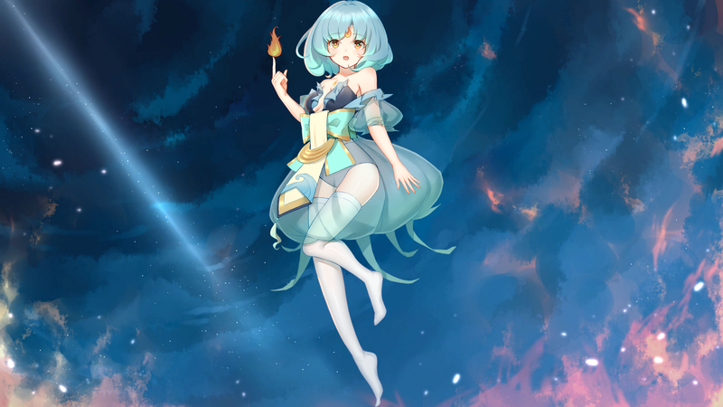 绝美动漫少女壁纸合集 火焰红唇氛围感拉满