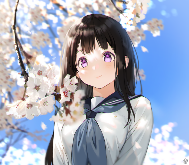 冰菓同人壁纸合集 元气JK少女登场