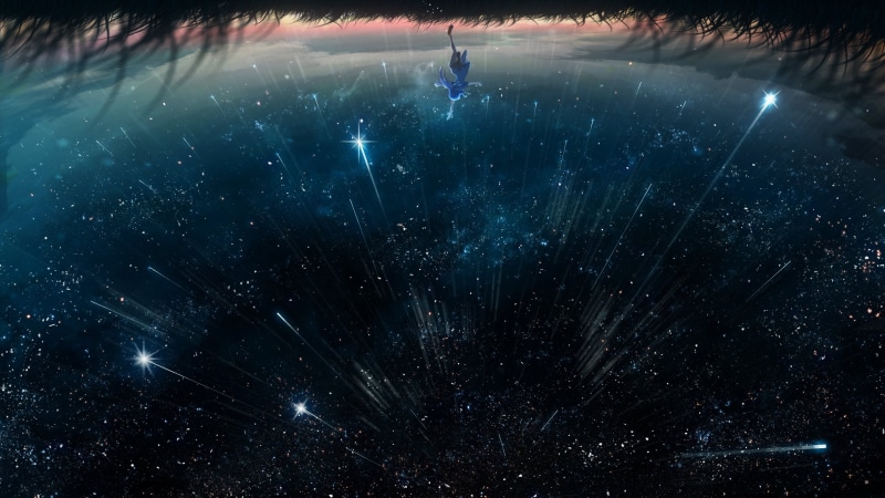 动漫原创少女星空流星壁纸合集