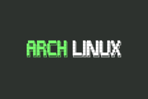 极简绿调终端艺术！1920×1080 Arch Linux ASCII壁纸