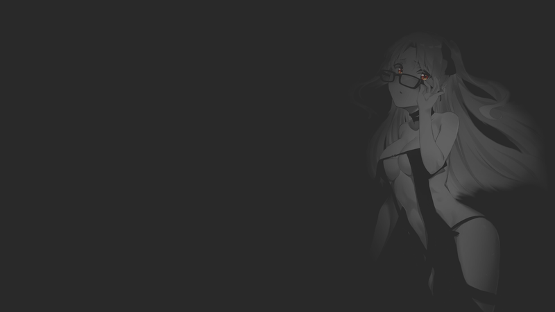 绝了！Fate系列黑白风同人壁纸合集 自带撞色高光超带感