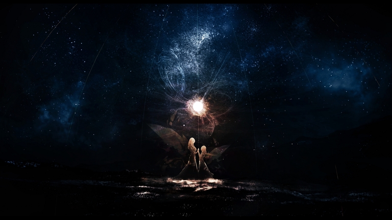 动漫里的翅膀与友情主题高清壁纸