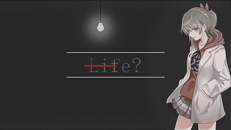 这套壁纸太绝！极简风动漫少女氛围感拉满