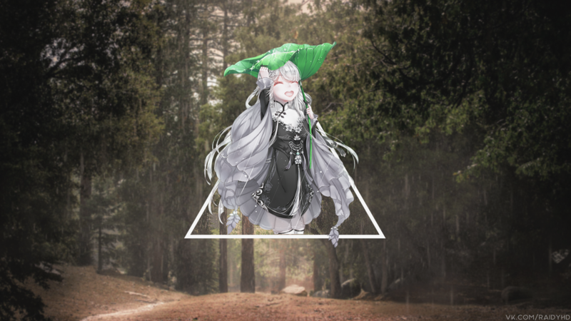 夏日雨林动漫少女壁纸合集
