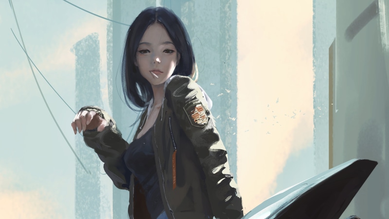 WLOP笔下的二次元少女壁纸合集