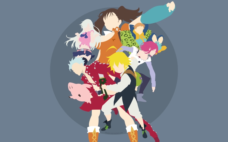 七大罪全员壁纸来袭！高清4K版超带感