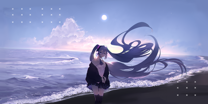 绝美初音未来2D插画壁纸合集