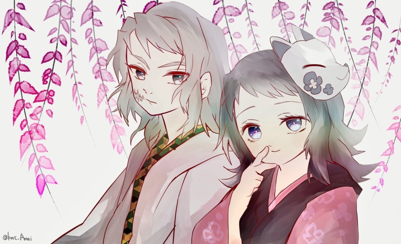 《鬼灭之刃》高清壁纸合集 真菰 锖兔 上弦三 富冈义勇