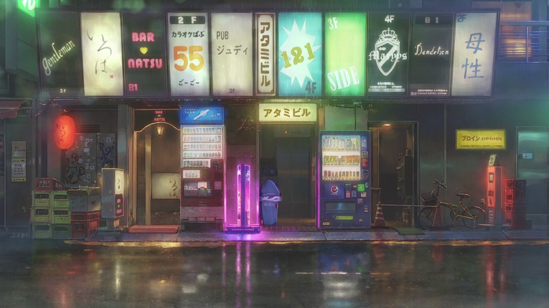 新海诚经典动画《天气之子》雨夜东京壁纸合集