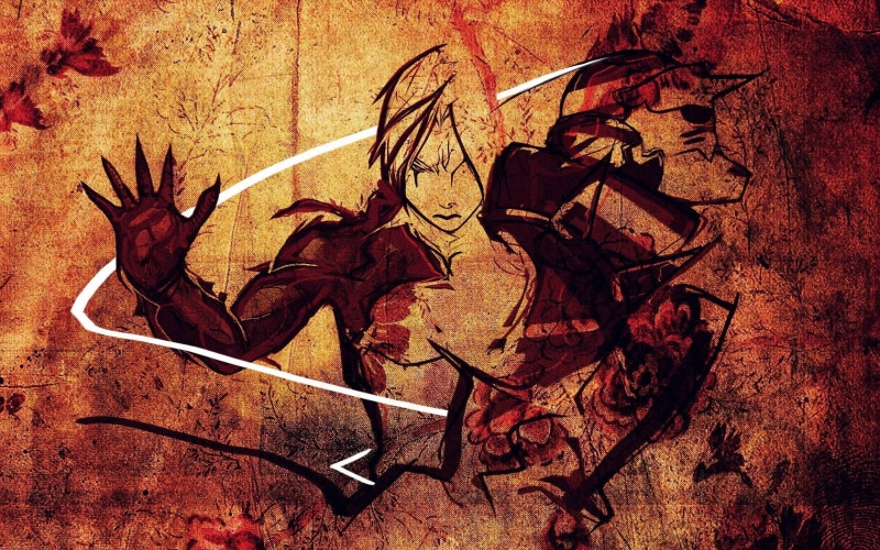 钢炼艾尔利克兄弟秋日户外细节壁纸