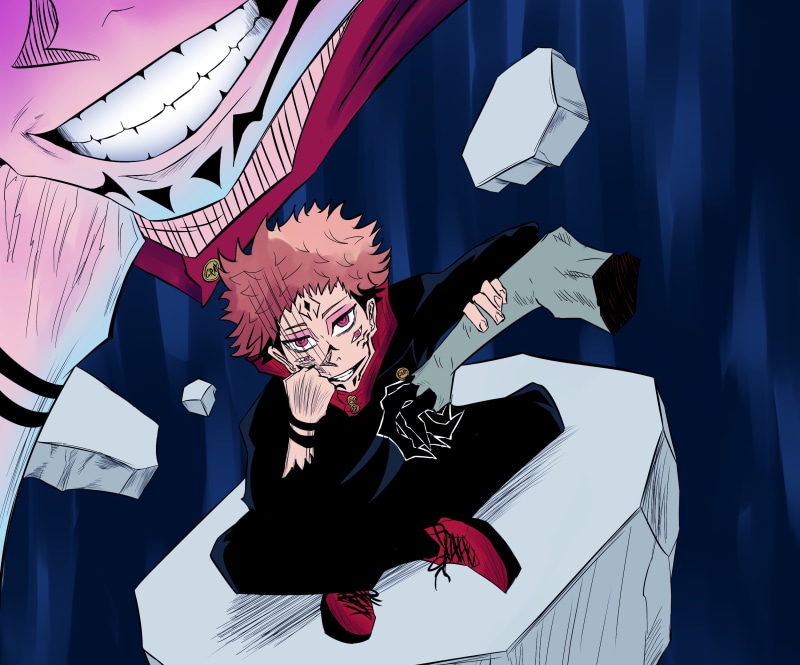 2K高清咒术回战壁纸 虎杖悠仁带你沉浸式逛二次元