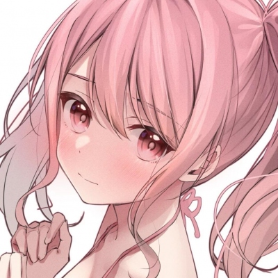 12张超好看的粉色系动漫女生头像，快存！