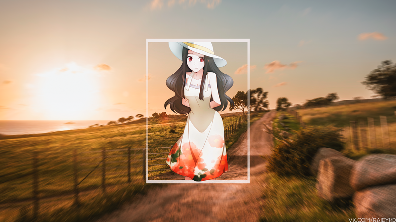 动漫角色画中画壁纸合集