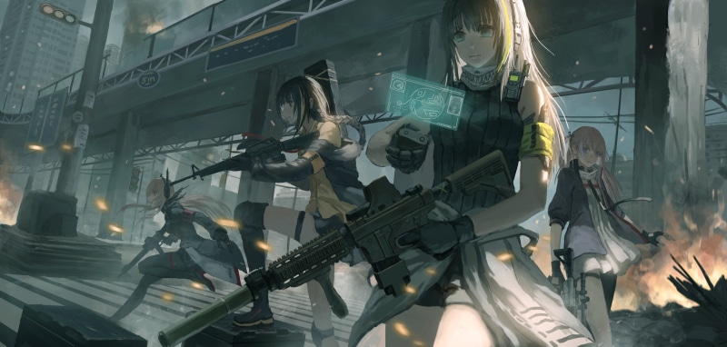 少女前线枪娘壁纸 氛围感拉满