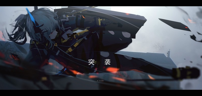 明日方舟角色同人插画合集 超燃二次元壁纸大赏