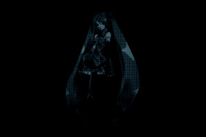 1920×1080 赛博初音未来ASCII艺术壁纸