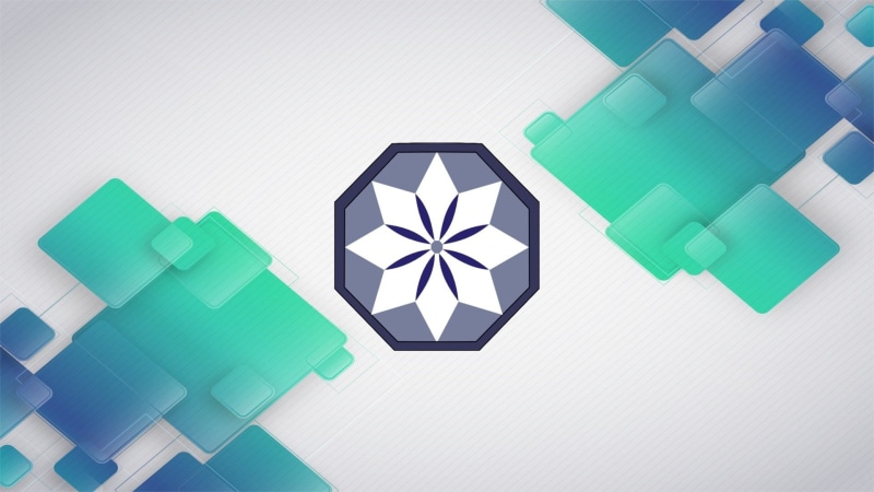 动漫风几何无线科技高清壁纸 多色创意设计