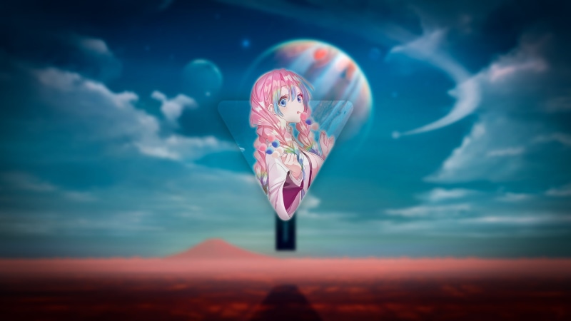 鬼灭之刃甘露寺蜜璃 绝美星空壁纸合集