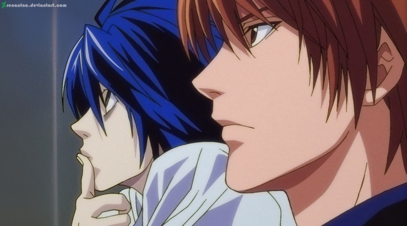 《死亡笔记》L与夜神月高清壁纸合集