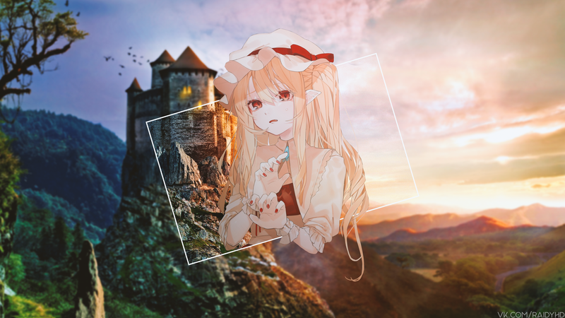 东方Project同人壁纸合集 画中画动漫少女高清壁纸