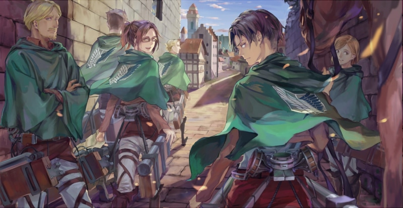 《进击的巨人》同人壁纸合集 超多角色高清图