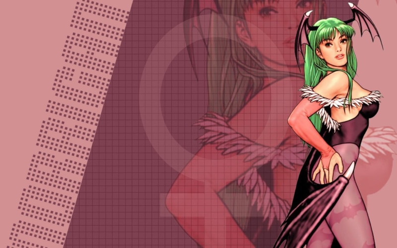 莫莉卡·安斯兰特绝美壁纸合集！720P高清恶魔战士同人图