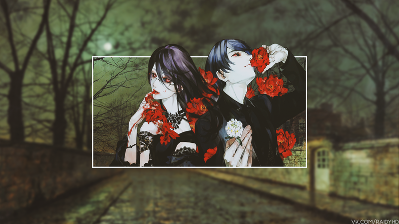 东京吃货角色壁纸合辑 画中画风格男女主角都有