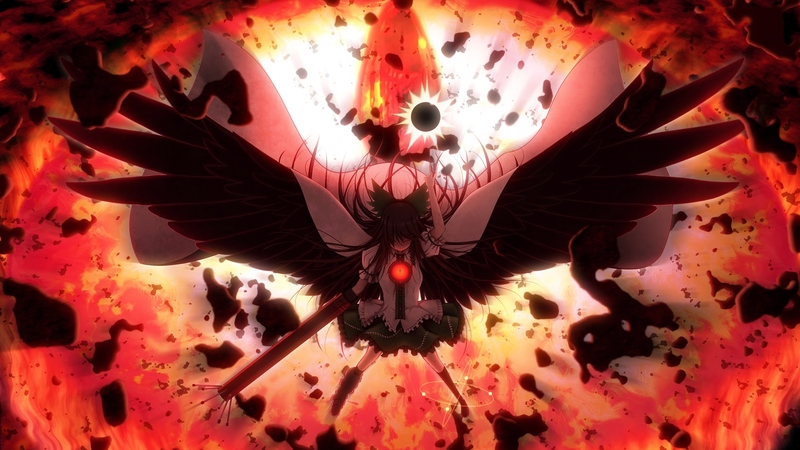 红色系动漫少女壁纸 高清无码