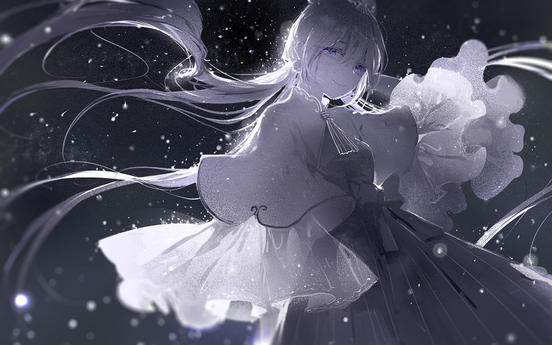 多款二次元长发少女壁纸合集