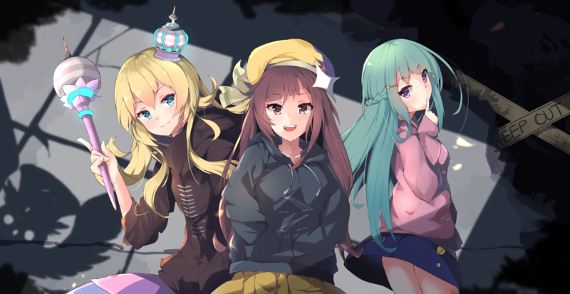 二次元少女同人超清壁纸