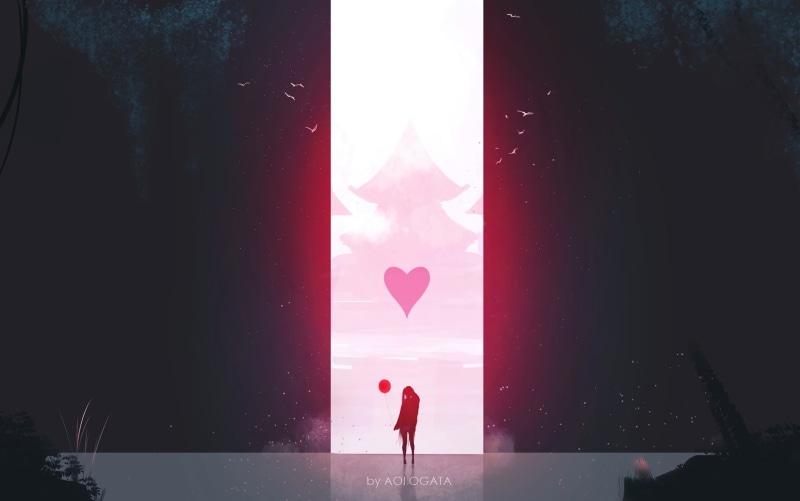 这组壁纸藏着浪漫又飒爽的二次元少女感