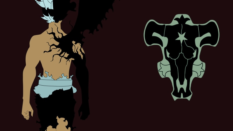 绝了！这套黑色五叶草亚斯塔壁纸直接戳中动漫党心巴