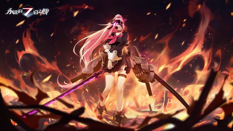 Forever 7th Capital 动漫壁纸合集：持剑长发少女等多款绝美壁纸