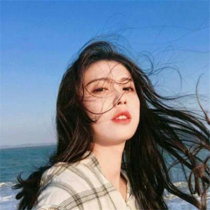 女生海边真人头像合集 共14张