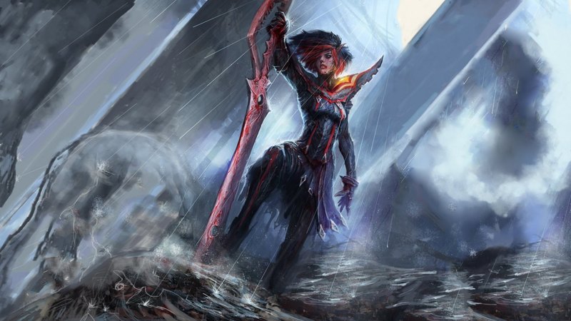 斩服少女：飒爽少女的热血动画壁纸